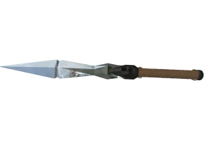 Coltello pugnale tattico low poly Modello 3D