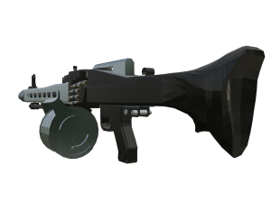 Low-Poly Light Machine MG Modelo 3D