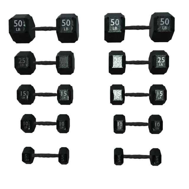 Качественный набор из 5 гантелей в реалистичном исполнении. 3D Модель .c4d .max .obj .3ds .fbx .stl .blend 