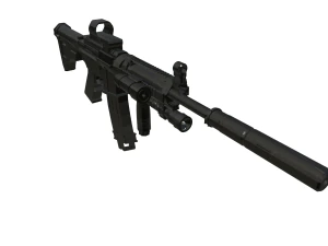 Low Poly M4 totalmente equipado Modelo 3D