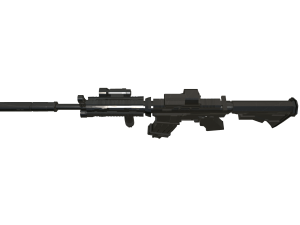 Low Poly Fully Equipped M4 3D Model