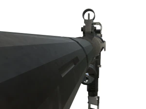 Low Poly M4 totalmente equipado Modelo 3D