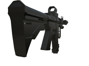 Low Poly Fully Equipped M4 3D Model