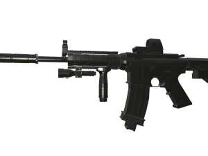 Low Poly Fully Equipped M4 3D Model