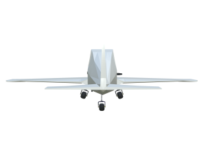 Low poly small airplane 3D Model