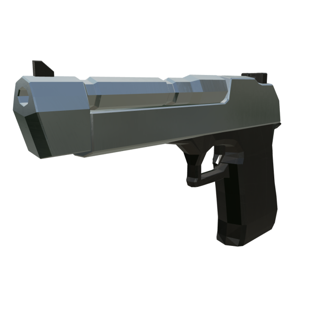 Low Poly Desert Eagle Mastery A High-Resolution 3D Model .c4d .max .obj .3ds .fbx .stl .blend 