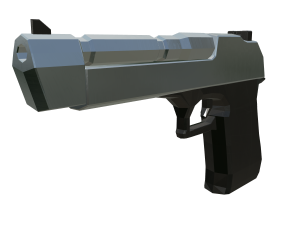 Low Poly Desert Eagle Mastery A High-Resolution 3D Model