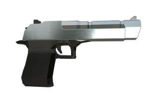 Low Poly Desert Eagle Mastery A High-Resolution 3D Model