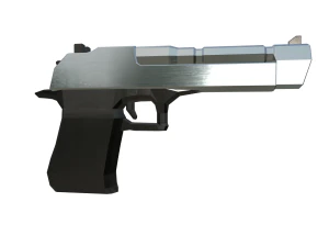 Low Poly Desert Eagle Mastery A High-Resolution 3D Model