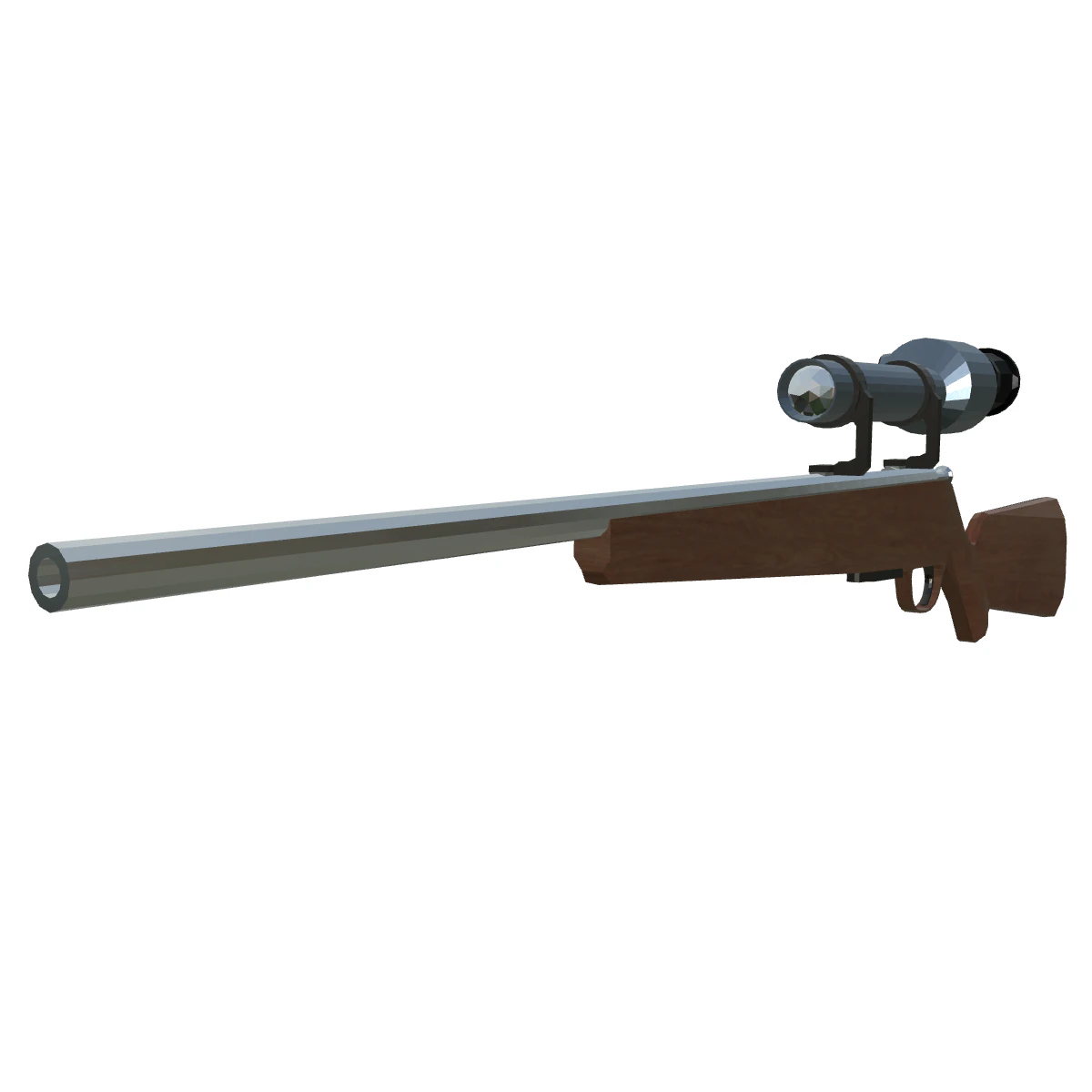 Elite Precision Detailed of the USMC M40A1 Sniper Rifle 3D Model .c4d .max .obj .3ds .fbx .stl .blend 