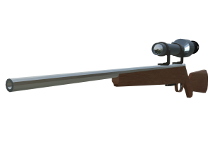 Elite Precision Detailed of the USMC M40A1 Sniper Rifle 3D Модель