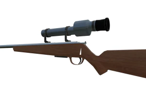 Elite Precision Detailed of the USMC M40A1 Sniper Rifle 3D Model