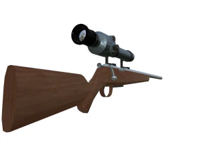 Elite Precision Detailed of the USMC M40A1 Sniper Rifle 3D Model