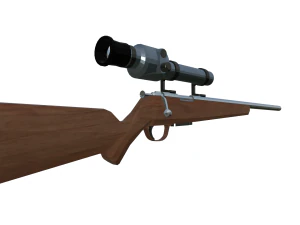 Elite Precision Detailed of the USMC M40A1 Sniper Rifle 3D Model