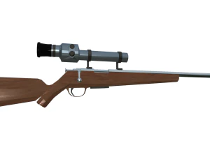 Elite Precision Detailed of the USMC M40A1 Sniper Rifle 3D Model