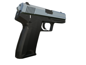 Tactical Precision Elite Modern Semi-Automatic Pistol 3Dモデル