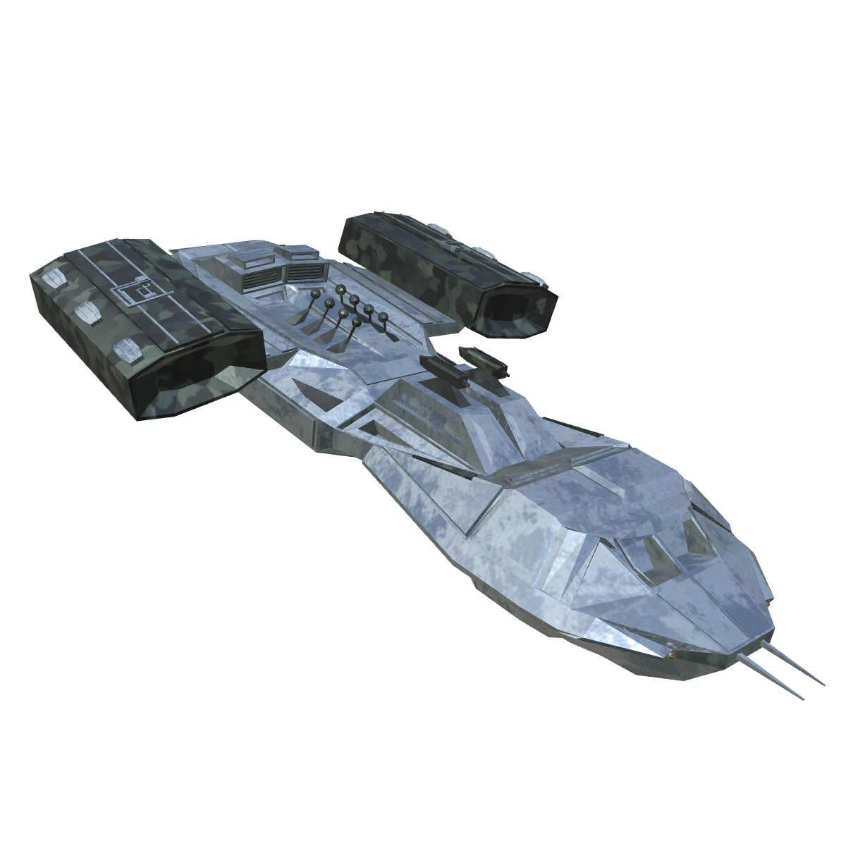 The Intergalactic Voyager A Model of Advanced Space Exploration 3D Model .c4d .max .obj .3ds .fbx .stl .blend 