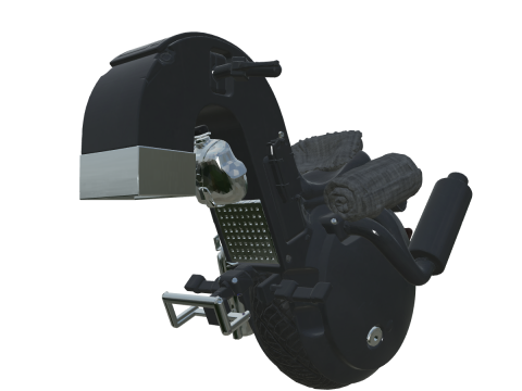 Futuristic Cyberpunk Motorcycle The Next-Gen Mono-Wheel Motorcycle 3D Модель