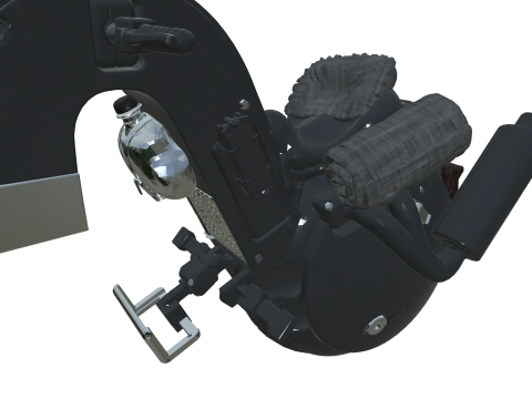 Futuristic Cyberpunk Motorcycle The Next-Gen Mono-Wheel Motorcycle Modèle 3D