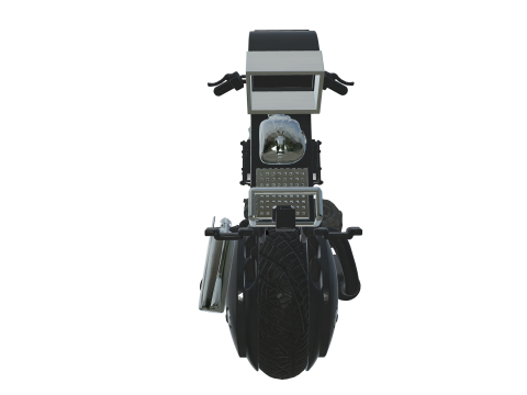 Futuristic Cyberpunk Motorcycle The Next-Gen Mono-Wheel Motorcycle Modèle 3D