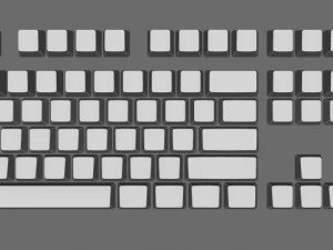 Modal de teclas OEM Modelo de impresión 3D