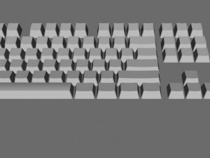 OEM keycaps modal 3D-printmodel