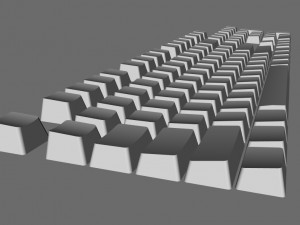 OEM keycaps modal 3D-printmodel