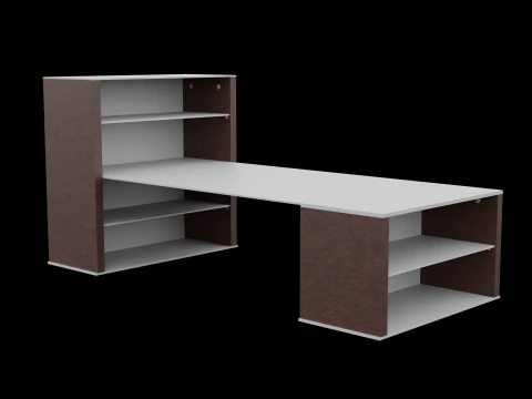 Schreibtisch 3D Modell