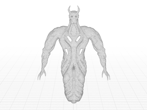 Snake like monster 3D 模型