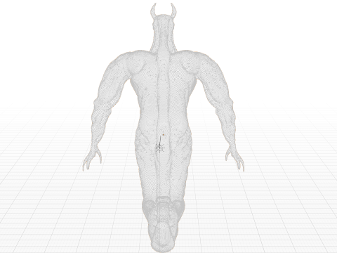 Snake like monster 3D 模型