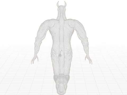 Snake like monster 3D Model