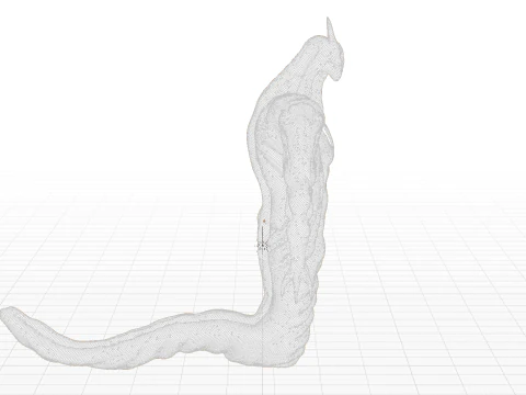 Snake like monster 3D Model