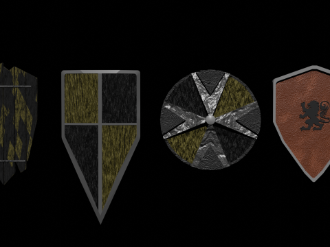 Shield Pack 3Dモデル
