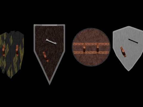 Shield Pack 3D Модель
