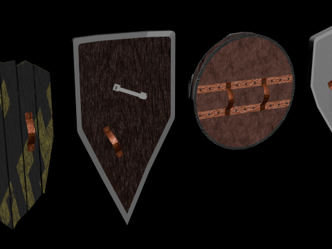 Shield Pack 3D Модель