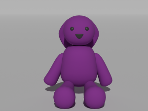 Toy Rabbit 3D Model
