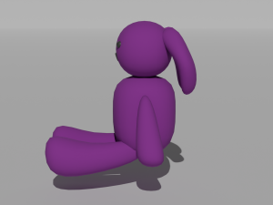 Toy Rabbit Model 3D