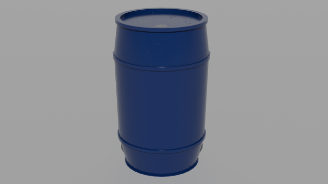Plastic Barrel Modello 3D .c4d .max .obj .3ds .fbx .stl .blend 
