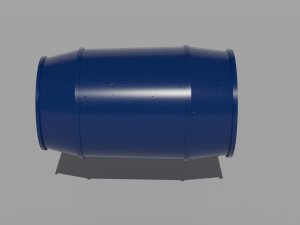 Plastic Barrel Modello 3D