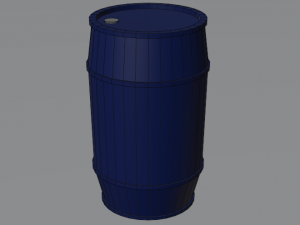 Plastic Barrel Modello 3D