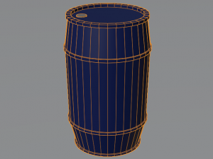 Plastic Barrel Modello 3D