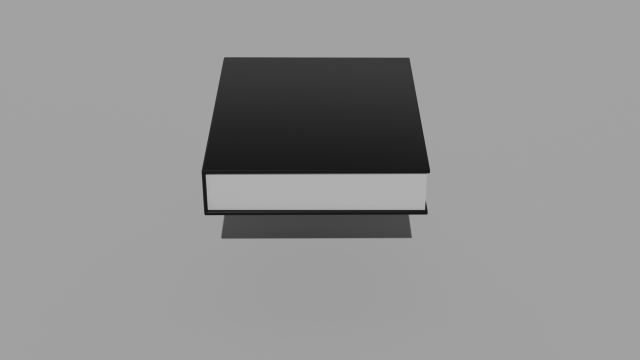 Basic Book 3D 模型 .c4d .max .obj .3ds .fbx .stl .blend 