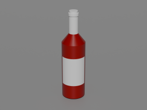 Basic Bottle 3D Model
