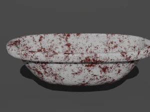 Dirty Bathtub 3D Model