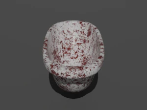 Dirty Bathtub 3D Model