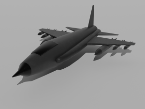 Aircraft - Low Poly 3D Model