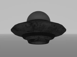 UFO - Low Poly 3D Model