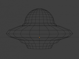 UFO - Low Poly 3D 모델