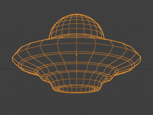 UFO - Low Poly 3D 모델
