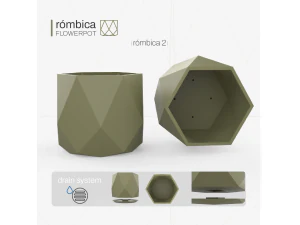 Rmbica Flowerpot 3D Print Model